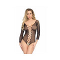 Leg Avenue - Fishnet crotchless teddy – Produktbild