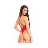 Leg Avenue - Floral Lace Thong Teddy - Mr. und Mrs. Love