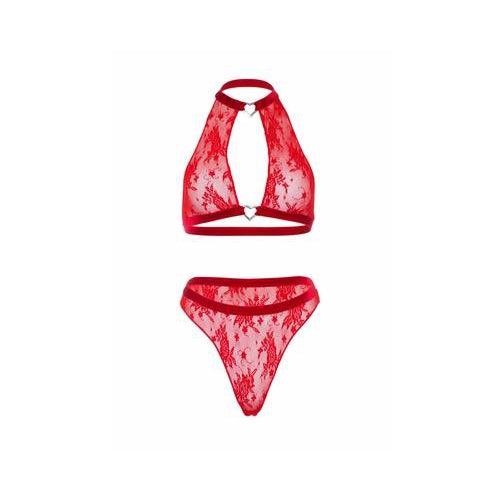 Leg Avenue - Halter Top & Thong Panty - Mr. und Mrs. Love