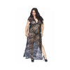 Leg Avenue - Lace Kaften Robe and Thong Plus Size - Mr. und Mrs. Love