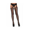 Leg Avenue - Lace up Backseam Stockings - Mr. und Mrs. Love