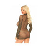 Leg Avenue - Lurex Sleeved Fishnet Dress - Mr. und Mrs. Love