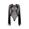 Leg Avenue - Mesh Bell Sleeve Teddy - Mr. und Mrs. Love