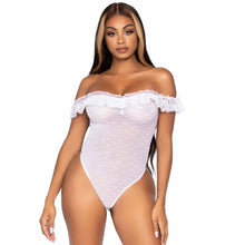  Leg Avenue - Off the Shoulder Teddy - Mr. und Mrs. Love