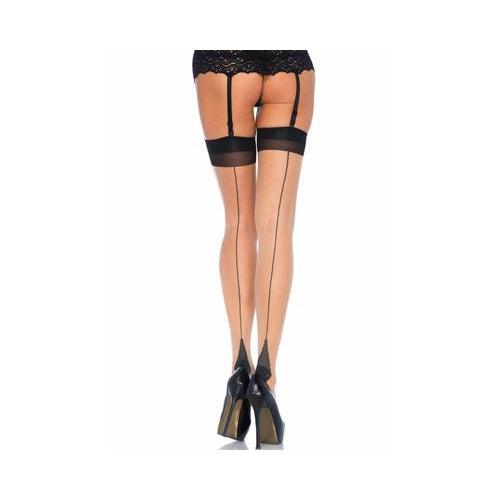 Leg Avenue - Plus Size 2 Tone Thigh High – Produktansicht 2