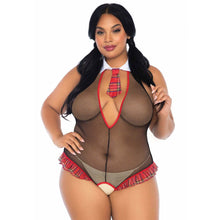  Leg Avenue - School Girl Crotchless Teddy Plus Size - Mr. und Mrs. Love