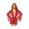 Leg Avenue - Sheer Robe with flared Sleeves - Mr. und Mrs. Love