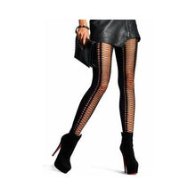  Leg Avenue - Spandex Lace Up Pantyhose - Mr. und Mrs. Love