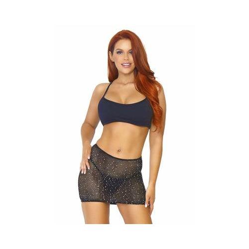 Leg Avenue Crystalized fishnet Multidress - Mr. und Mrs. Love