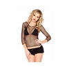 Long Sleeves Fishnet Top - Mr. und Mrs. Love