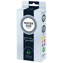  MISTER SIZE 47mm Condoms 10pcs - Mr. und Mrs. Love