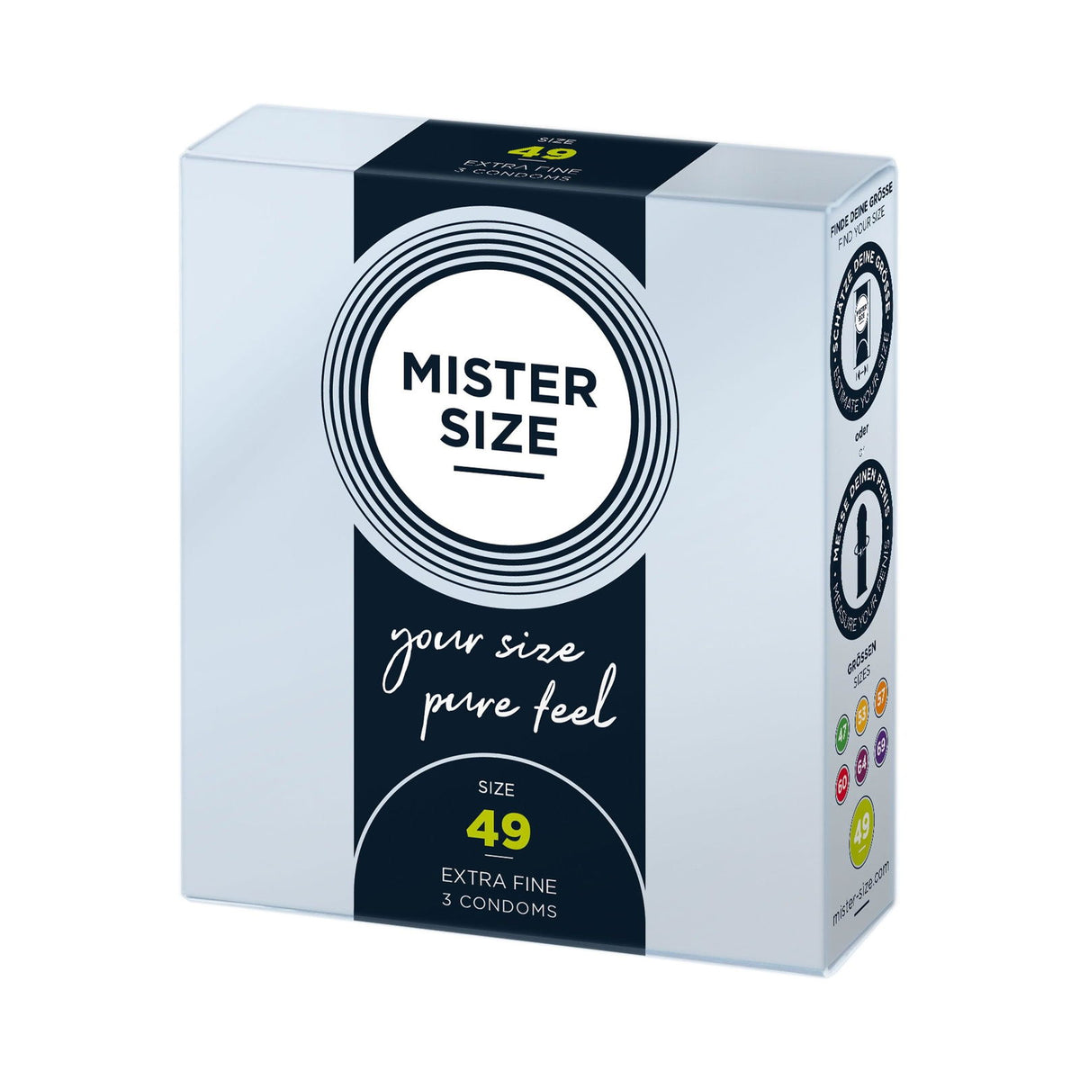 MISTER SIZE 49mm Condoms 3pcs – Produktbild