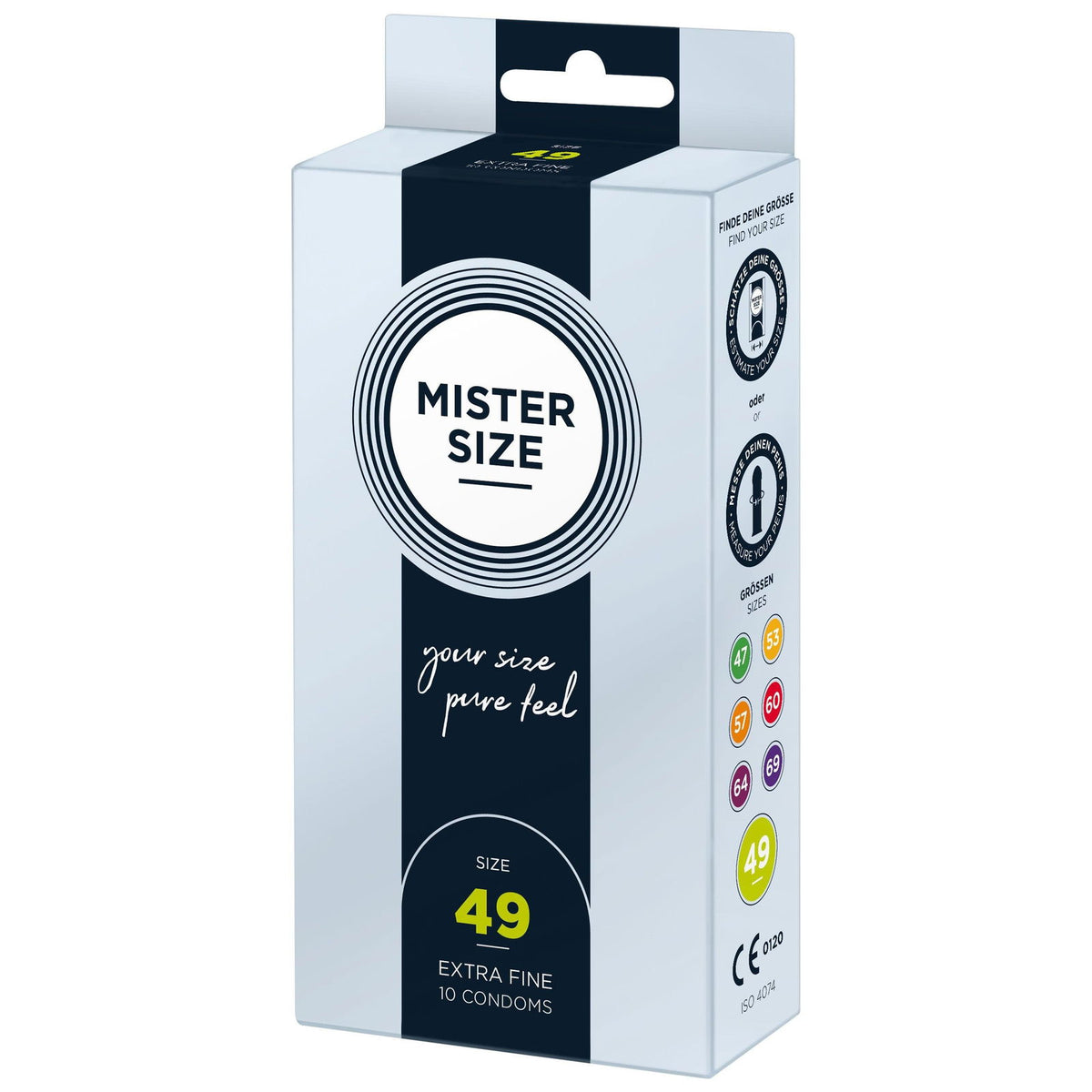 MISTER SIZE 49mm Kondome 10 Stück – Produktbild