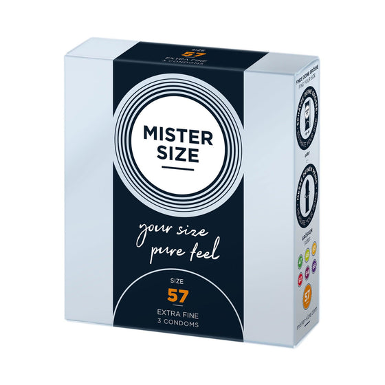 MISTER SIZE 57mm Kondome 3 Stck. - Mr. und Mrs. Love