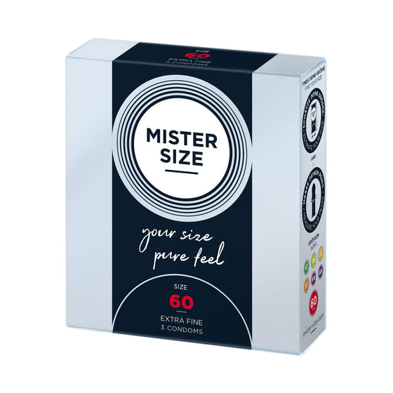 MISTER SIZE 60mm Kondome 3 Stck. - Mr. und Mrs. Love