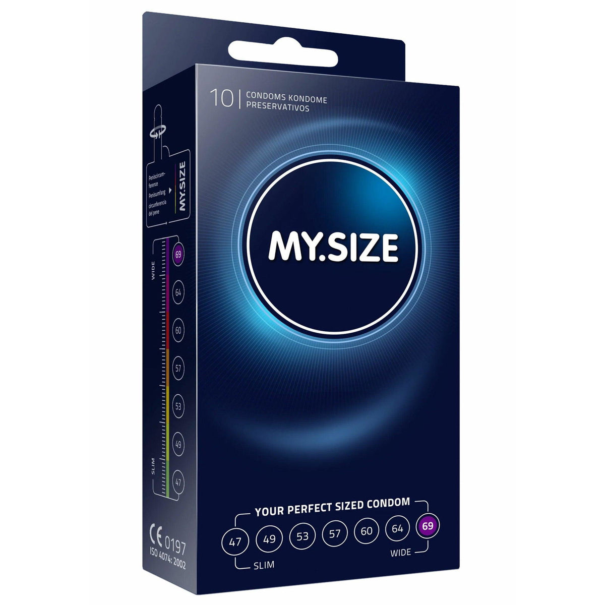 MY.SIZE 69mm Kondome 10 Stck. – Produktbild