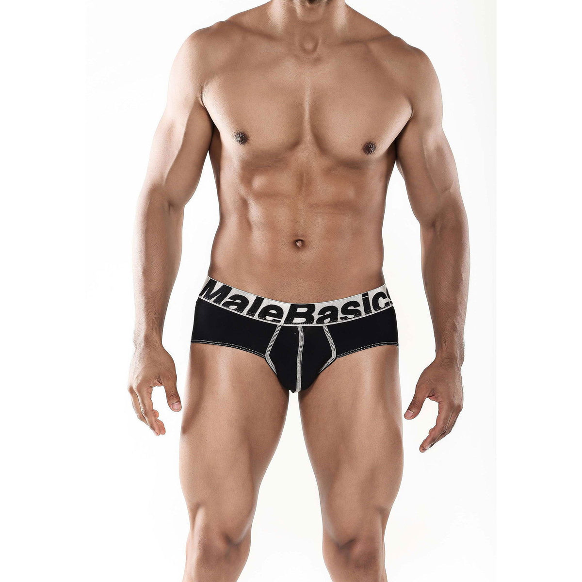 MaleBasics Microfiber Brief Black – Produktbild