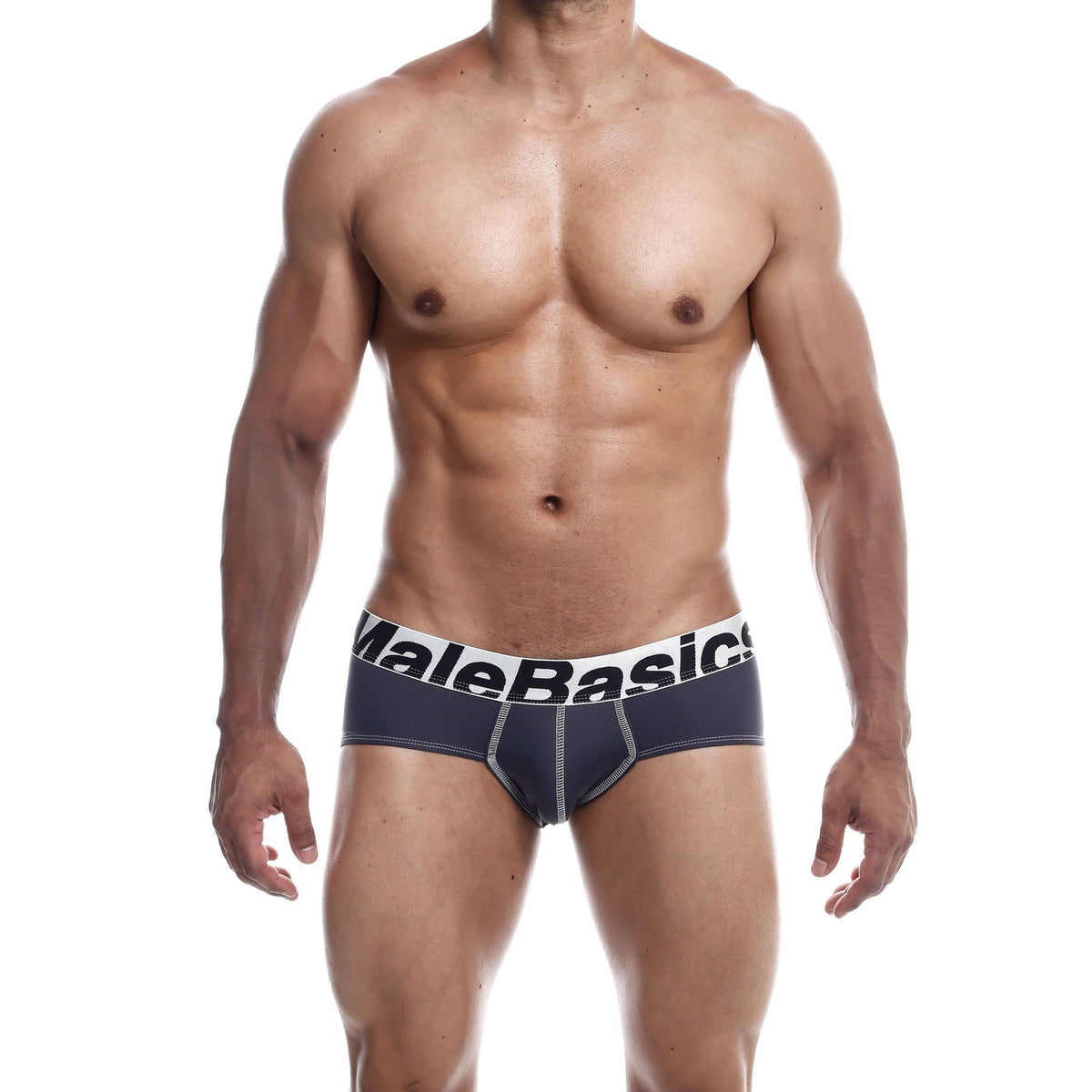 MaleBasics Microfiber Brief Grey – Produktbild