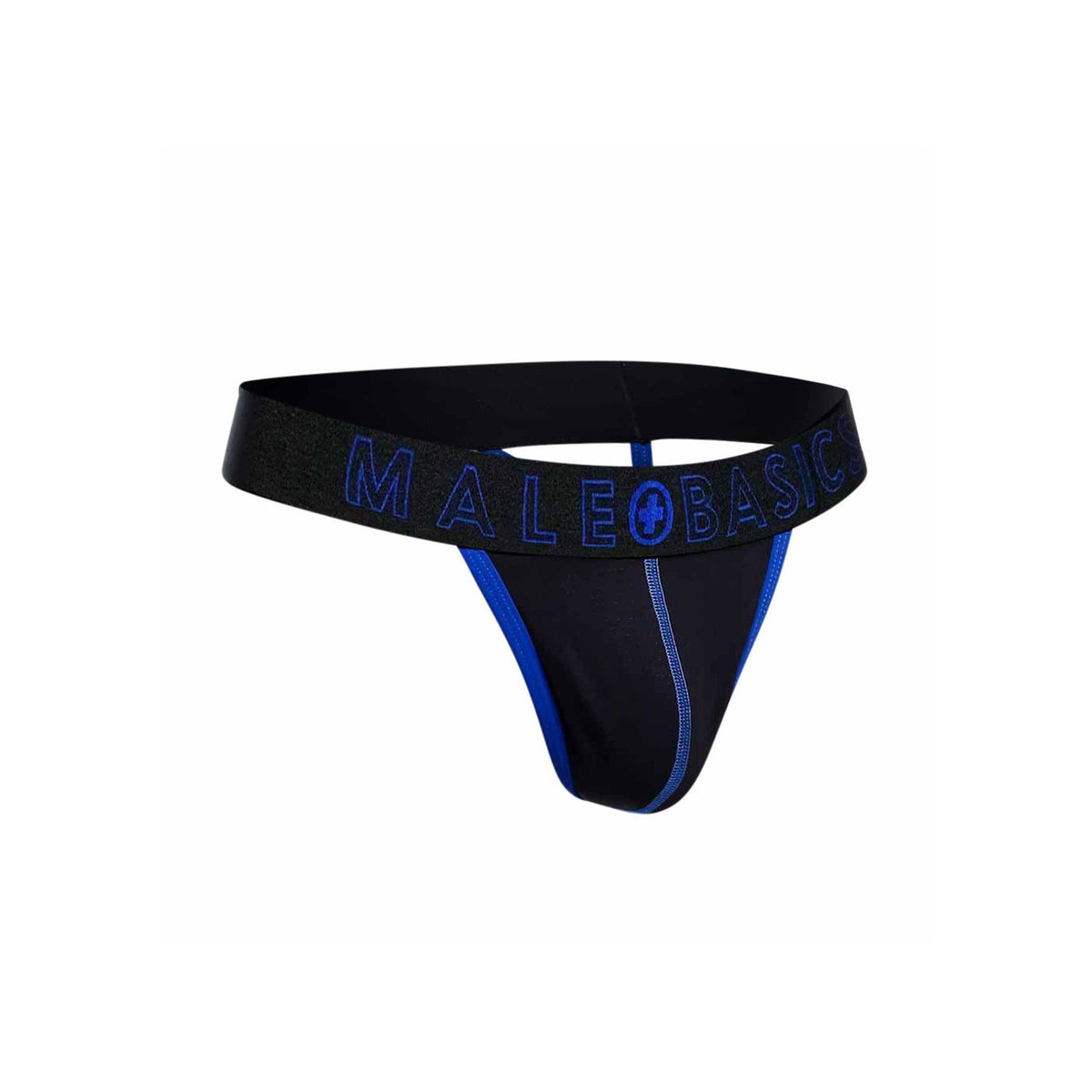 MaleBasics Neon Thong Black-Blue – Produktansicht 3