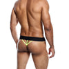 MaleBasics Neon Thong Black-Yellow - Mr. und Mrs. Love