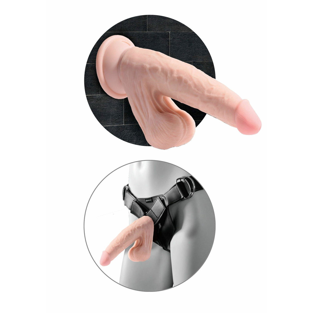 Pipedream - 3D Phallus Swinging Balls 8 Inch – Produktansicht 4
