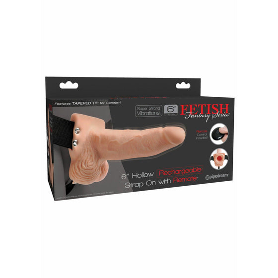 Pipedream - 6 Inch Hollow Strap On Remote - Mr. und Mrs. Love