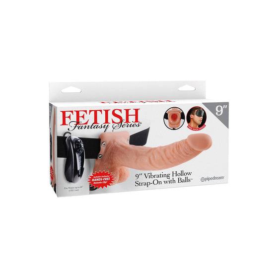 Pipedream - 9 Inch Vibrating Hollow Strap-On - Mr. und Mrs. Love
