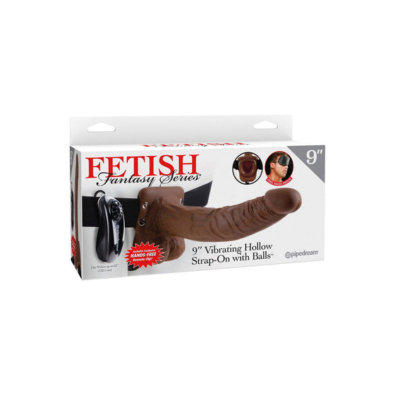 Pipedream - 9 Inch Vibrating Hollow Strap-On - Mr. und Mrs. Love