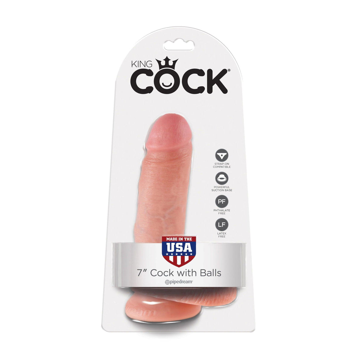 Pipedream - Phallus 7 Inch With Balls – Produktansicht 2