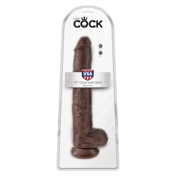 Pipedream - King Cock 14Inch With Balls - Mr. und Mrs. Love