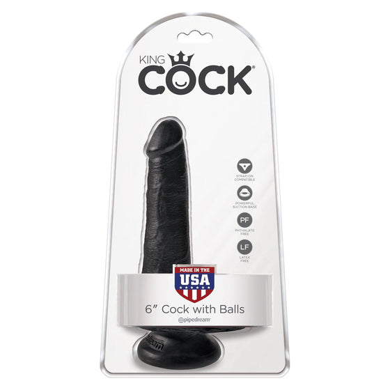 Pipedream - King Cock 6 Inch With Balls - Mr. und Mrs. Love