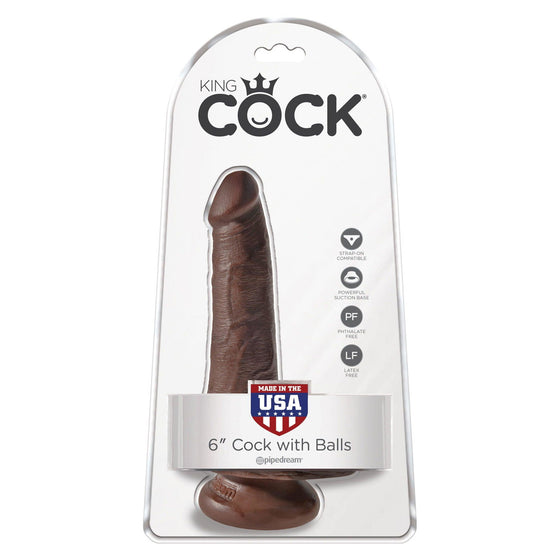 Pipedream - King Cock 6 Inch With Balls - Mr. und Mrs. Love