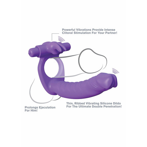 Pipedream - Silicone Double Pene Rabbit - Mr. und Mrs. Love