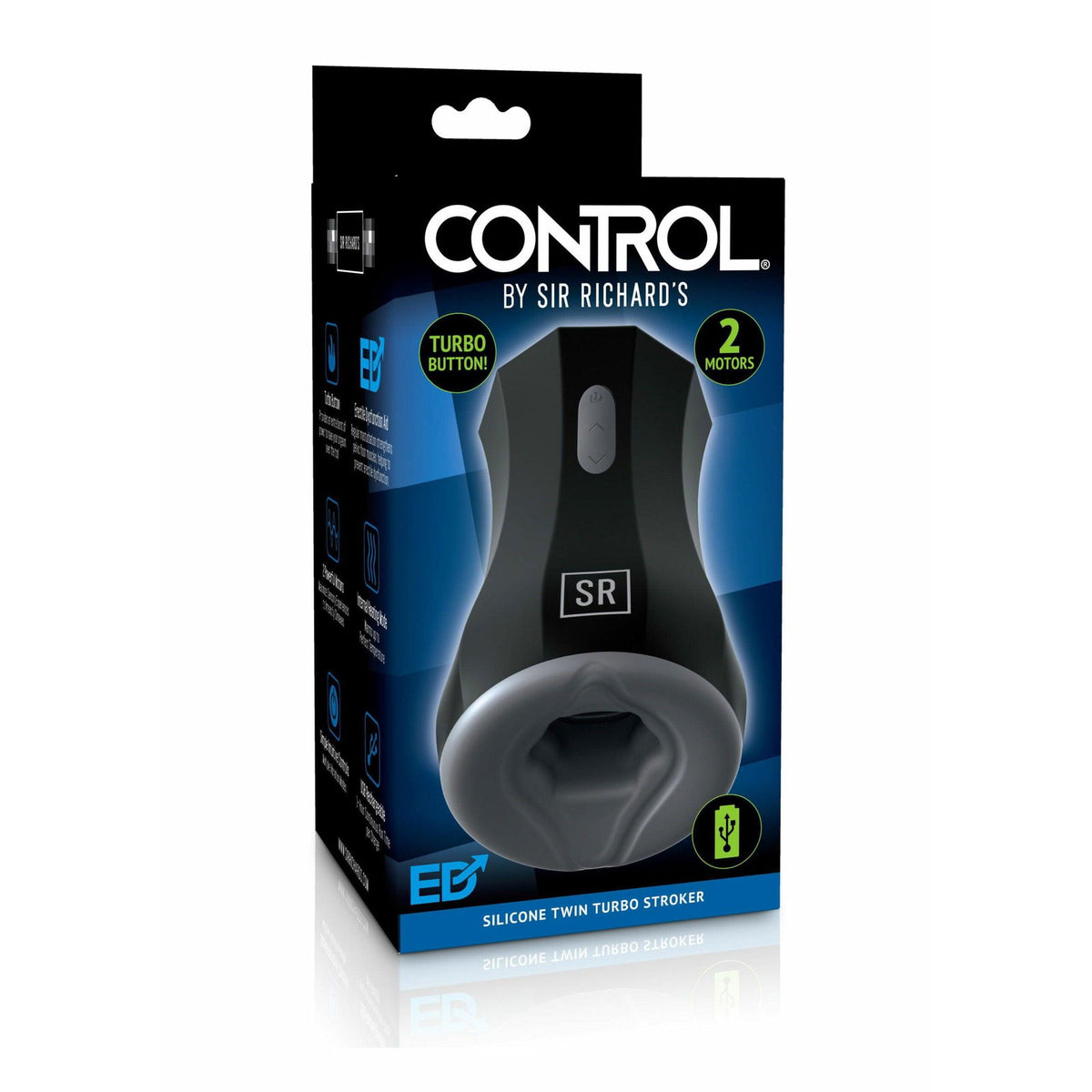 Pipedream - Silicone Twin Turbo Stroker – Produktansicht 2