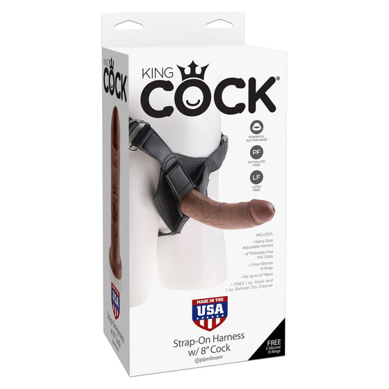 Pipedream - Strap-On Harness 8 Inch Cock - Mr. und Mrs. Love