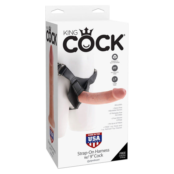 Pipedream - Strap-On Harness 9 Inch Cock - Mr. und Mrs. Love