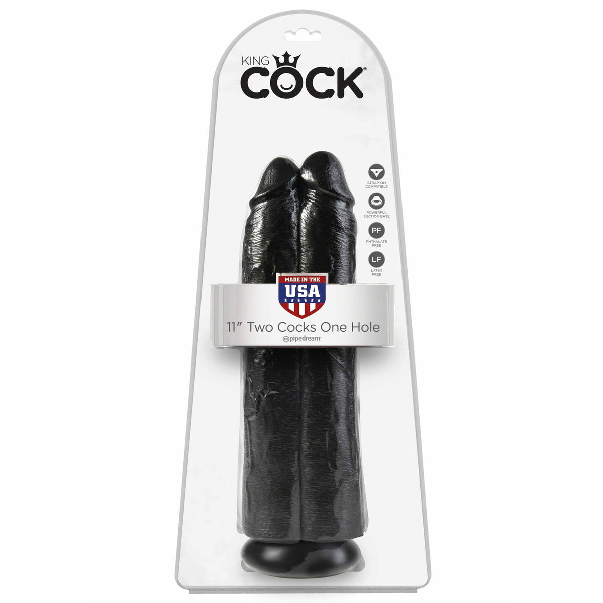 Pipedream - Two Cocks One Hole 11 Inch – Produktansicht 3