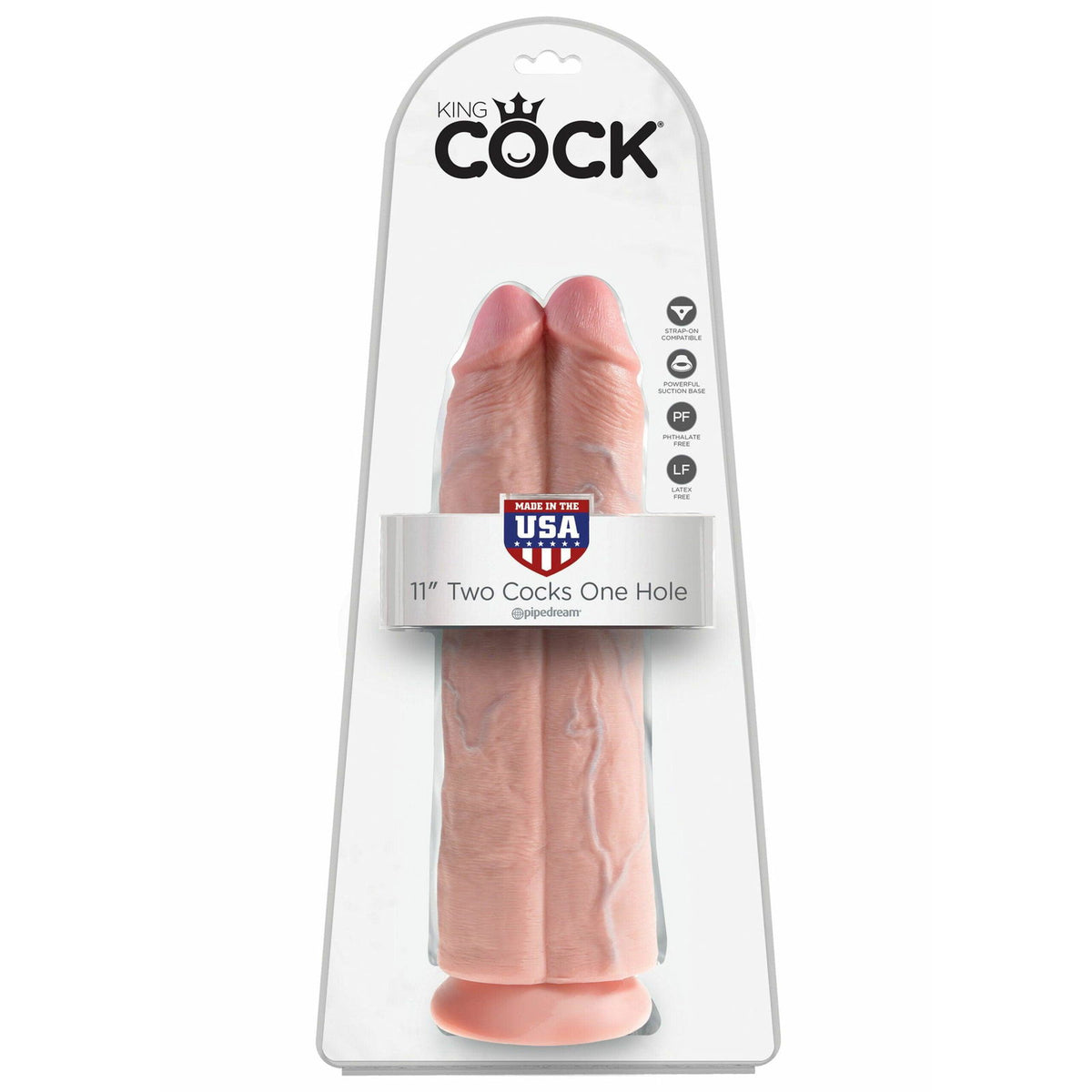 Pipedream - Two Cocks One Hole 11 Inch – Produktansicht 4