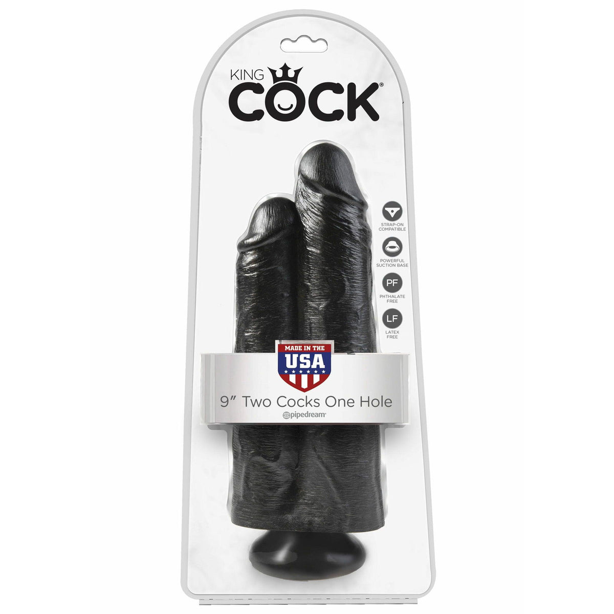 Pipedream - Two Cocks One Hole 9 Inch – Produktansicht 5
