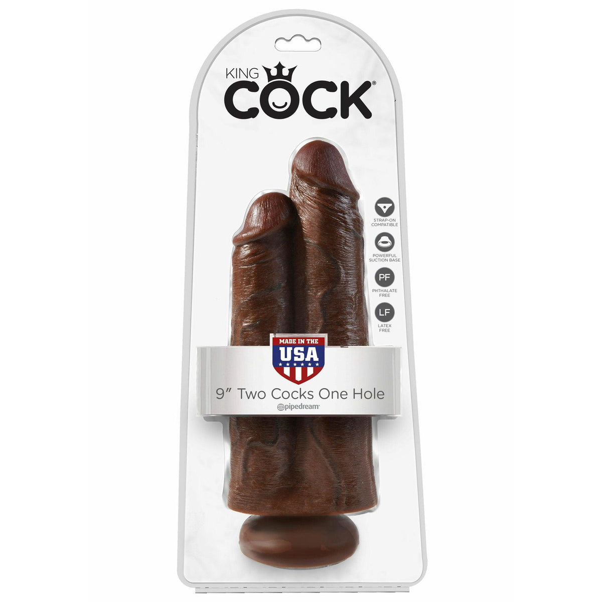 Pipedream - Two Cocks One Hole 9 Inch – Produktansicht 6