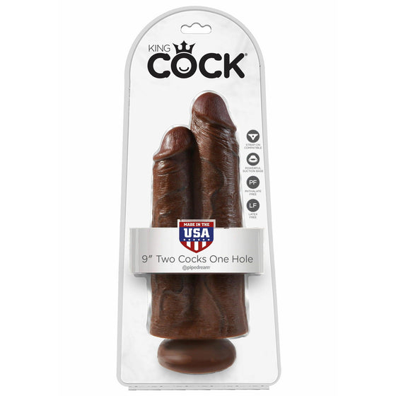 Pipedream - Two Cocks One Hole 9 Inch - Mr. und Mrs. Love
