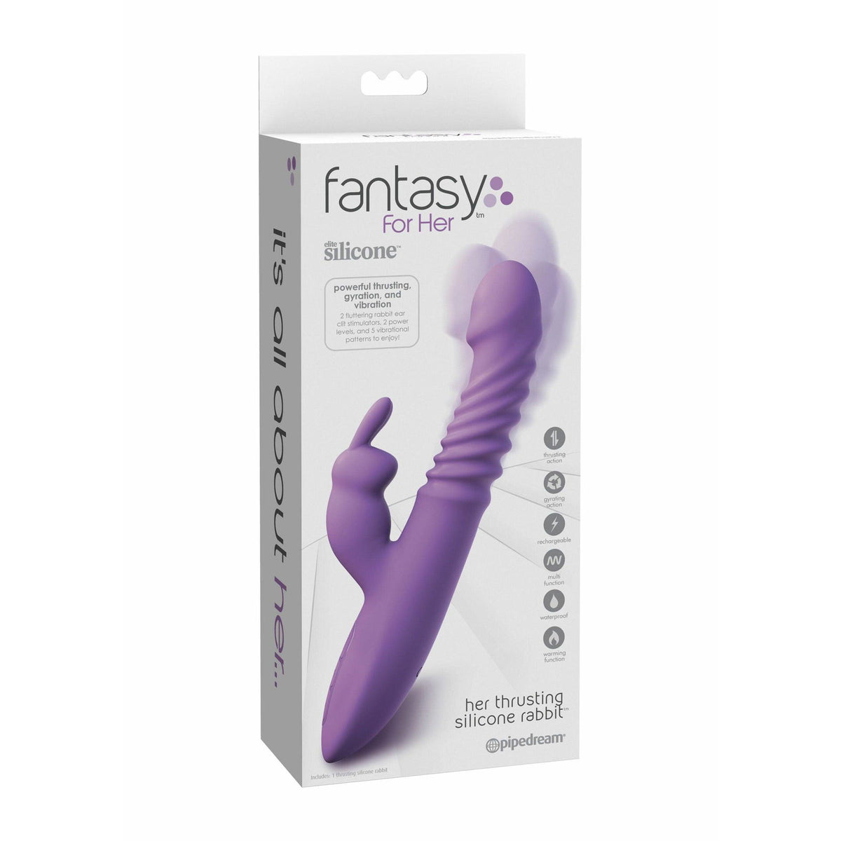Pipedream Her Thrusting Silicone Rabbit – Produktansicht 2