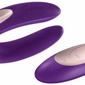 SATISFYER Partner Double Plus Remote Control purple - Mr. und Mrs. Love