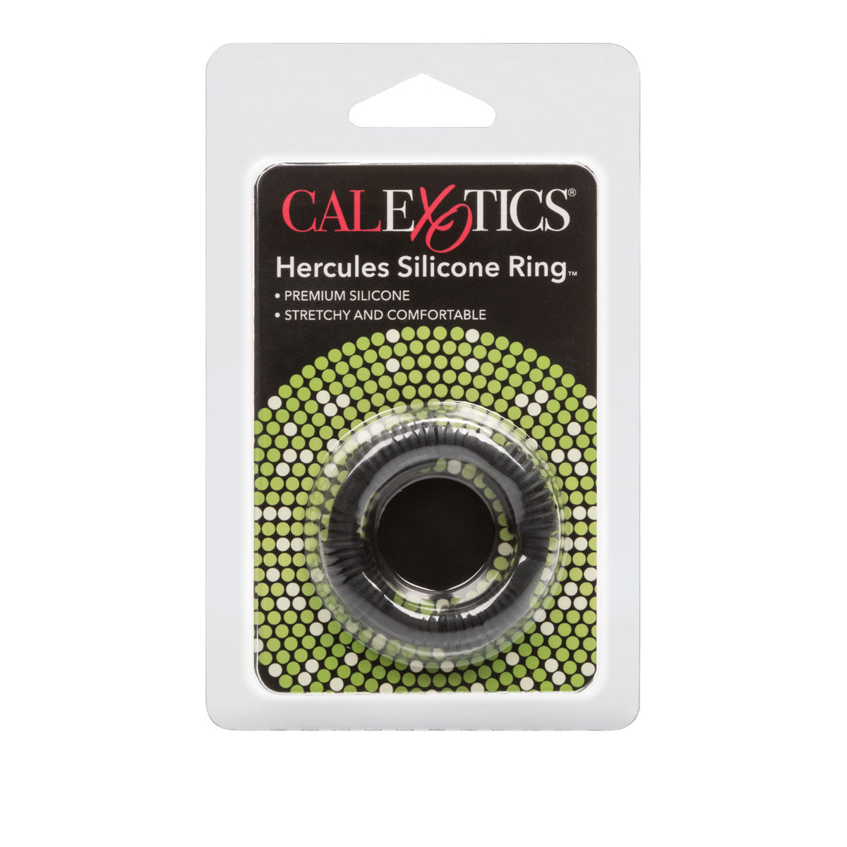 CalExotics Hercules Silicone Ring Black – Detailansicht
