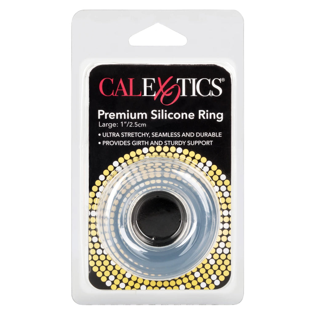 CalExotics Premium Silicone Ring Large Clear – Detailansicht