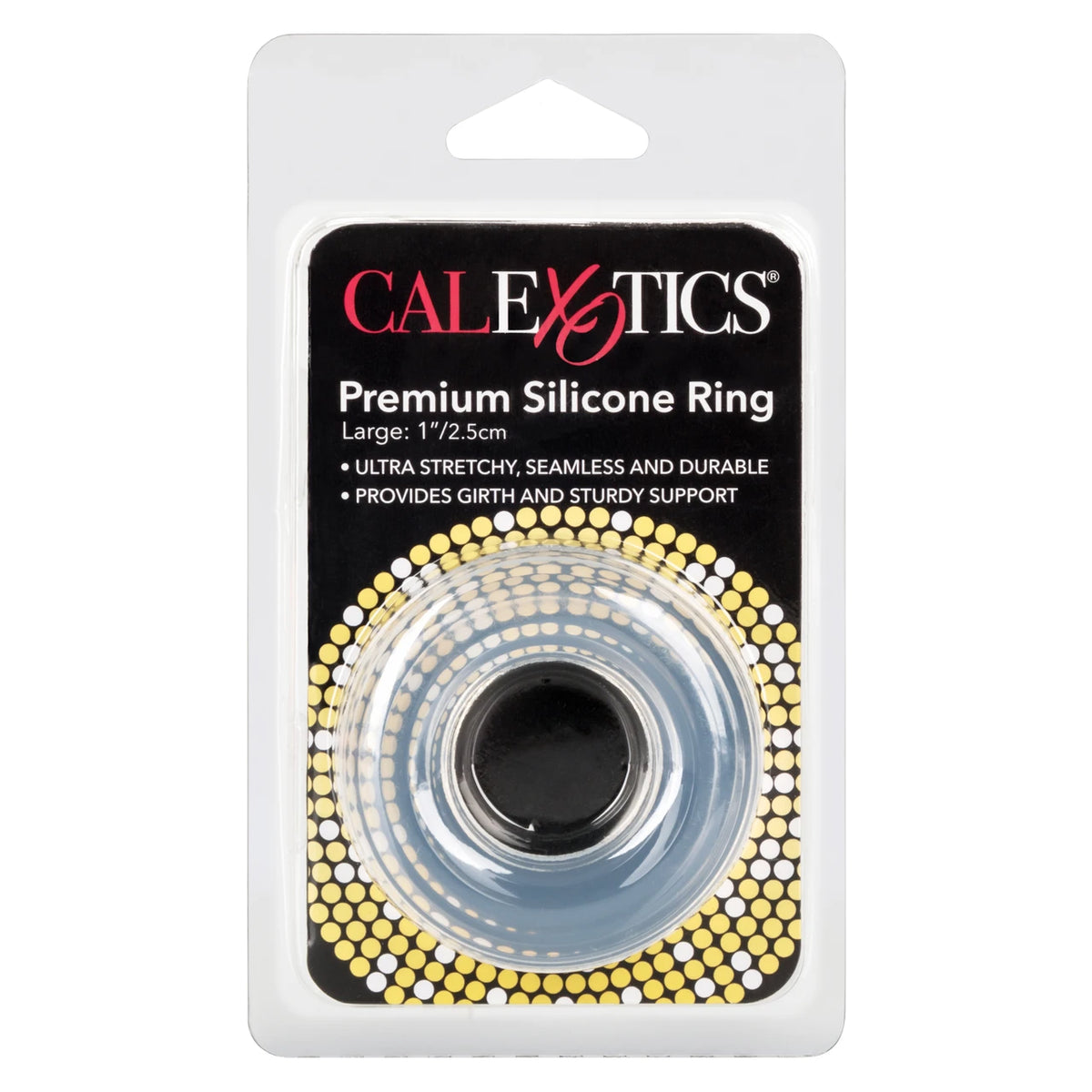 CalExotics Premium Silicone Ring Large Clear – Detailansicht