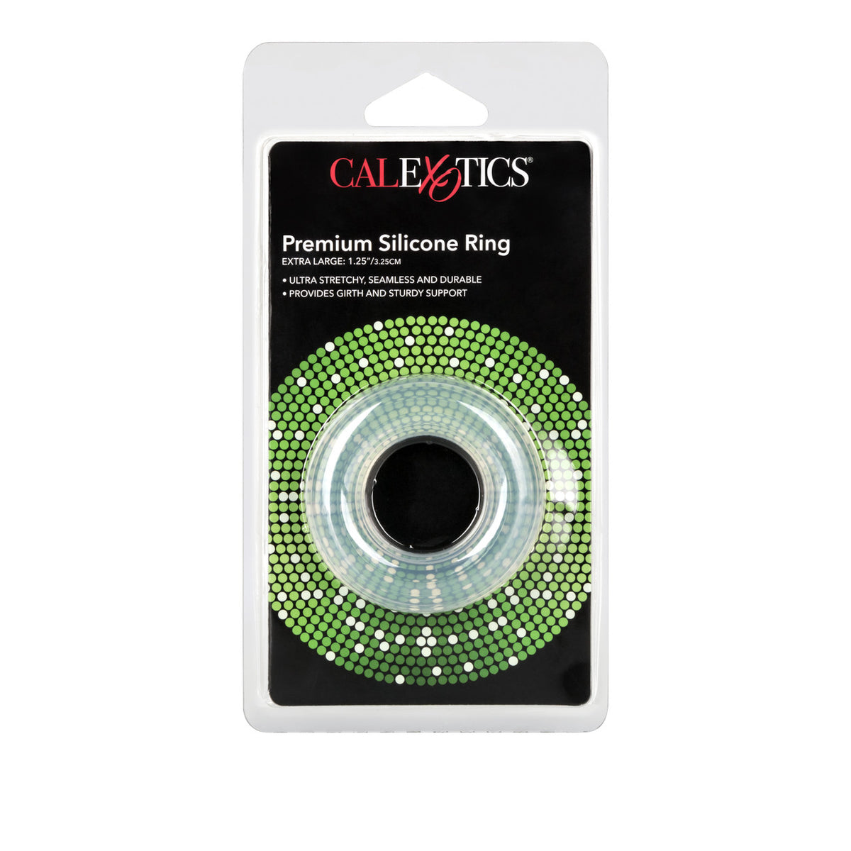 CalExotics Premium Silicone Ring XL Clear – Detailansicht