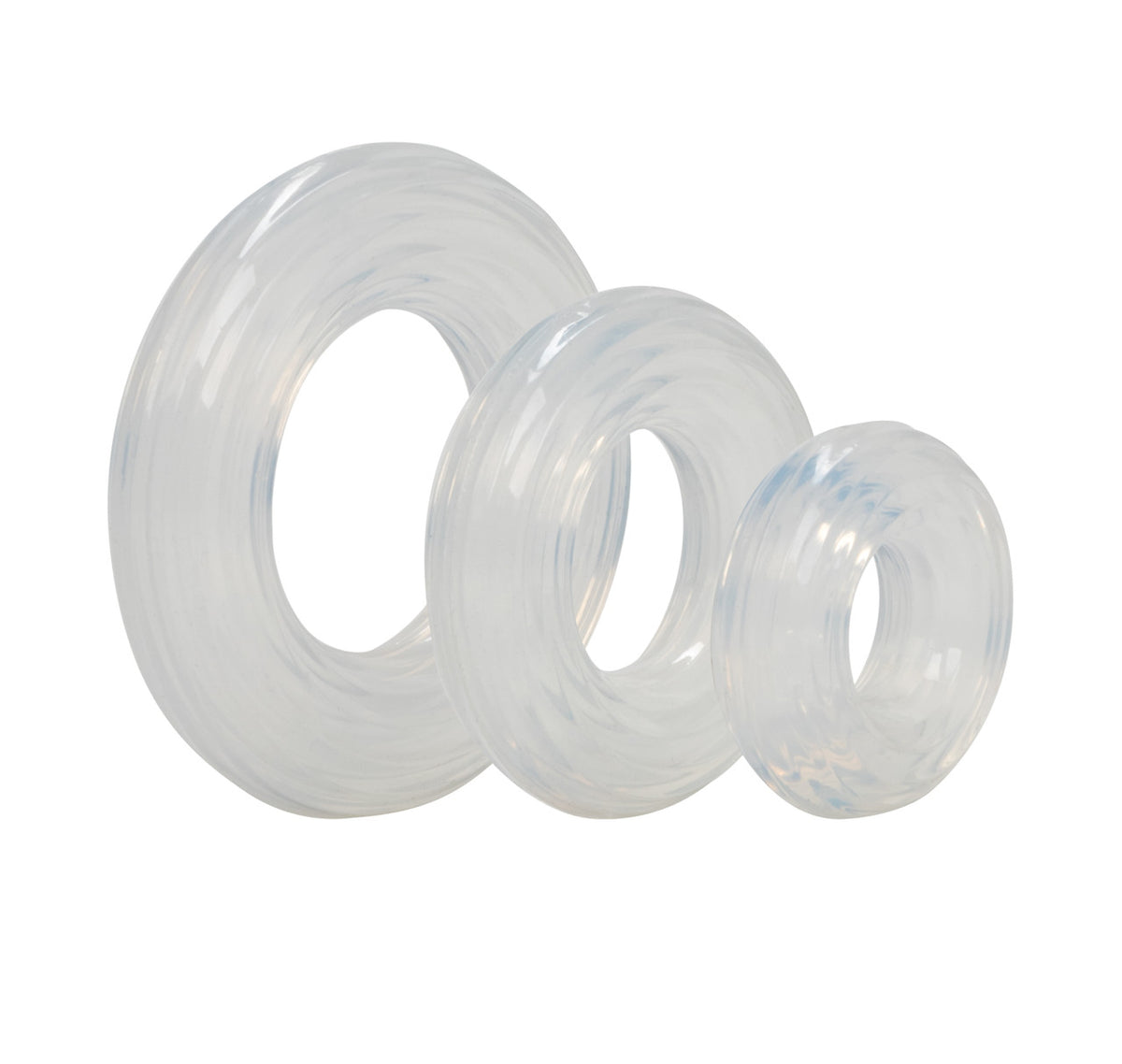 CalExotics Premium Silicone Ring Set Clear – zweite Produktansicht