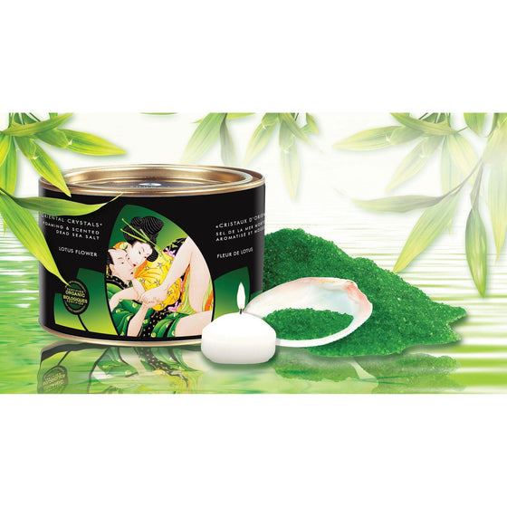 SHUNGA Lotus Blüten Badesalz 600g - Mr. und Mrs. Love
