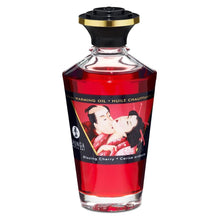 Shunga Aphrodisiac Warming Oil 100ml Cherry - Mr. und Mrs. Love